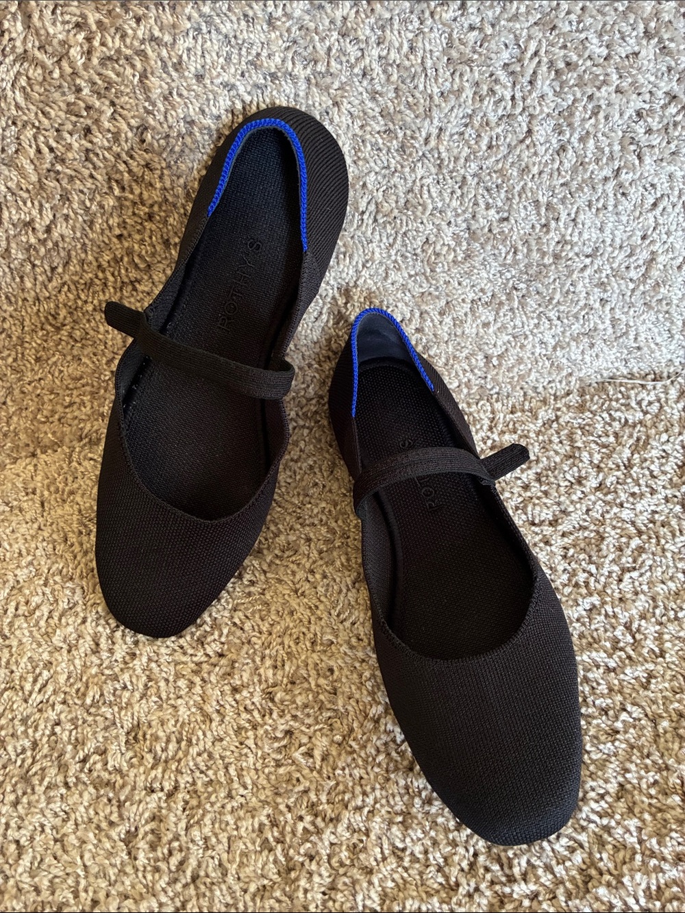 Rothy's Brand New- Black Mary Jane Knit Flats - Picture 12 of 12